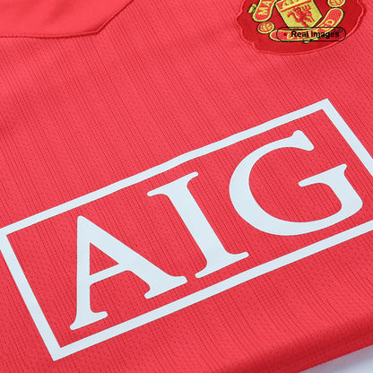 Retro RONALDO #7 Men's Manchester United 2007/08 Home Soccer Jersey product view 5