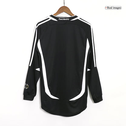 Retro Men's Real Madrid 2006/07 Away Long Sleeve Soccer Jersey product view 8