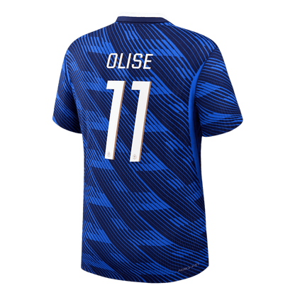OLISE #11 Men's France World Cup 2026 Player Version Home Soccer Jersey - Slim Fit product view 9