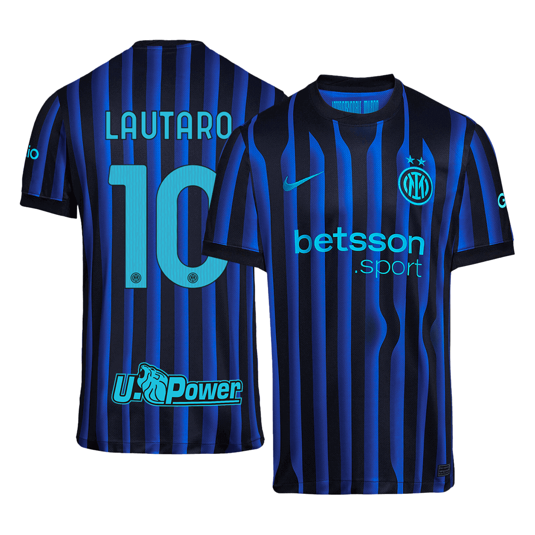LAUTARO #10 Men's Inter Milan 2025/26 Home Soccer Jersey product view 1
