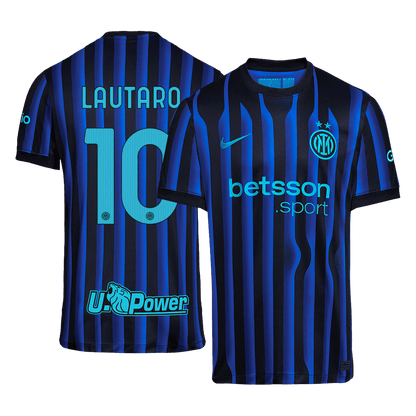 LAUTARO #10 Men's Inter Milan 2025/26 Home Soccer Jersey product view 1