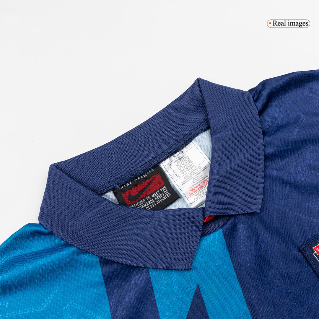 Retro Men's Arsenal 1995 Away Soccer Jersey product view 8
