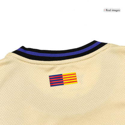 Kid's Barcelona 2025/26 Away Soccer Jersey Full Kit