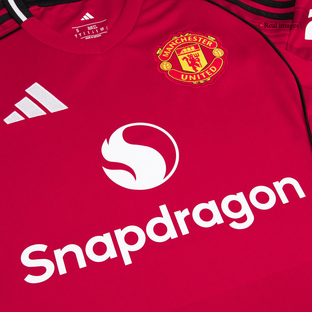 MOUNT #7 Men's Manchester United 2025/26 Home Soccer Jersey Premium product view 5