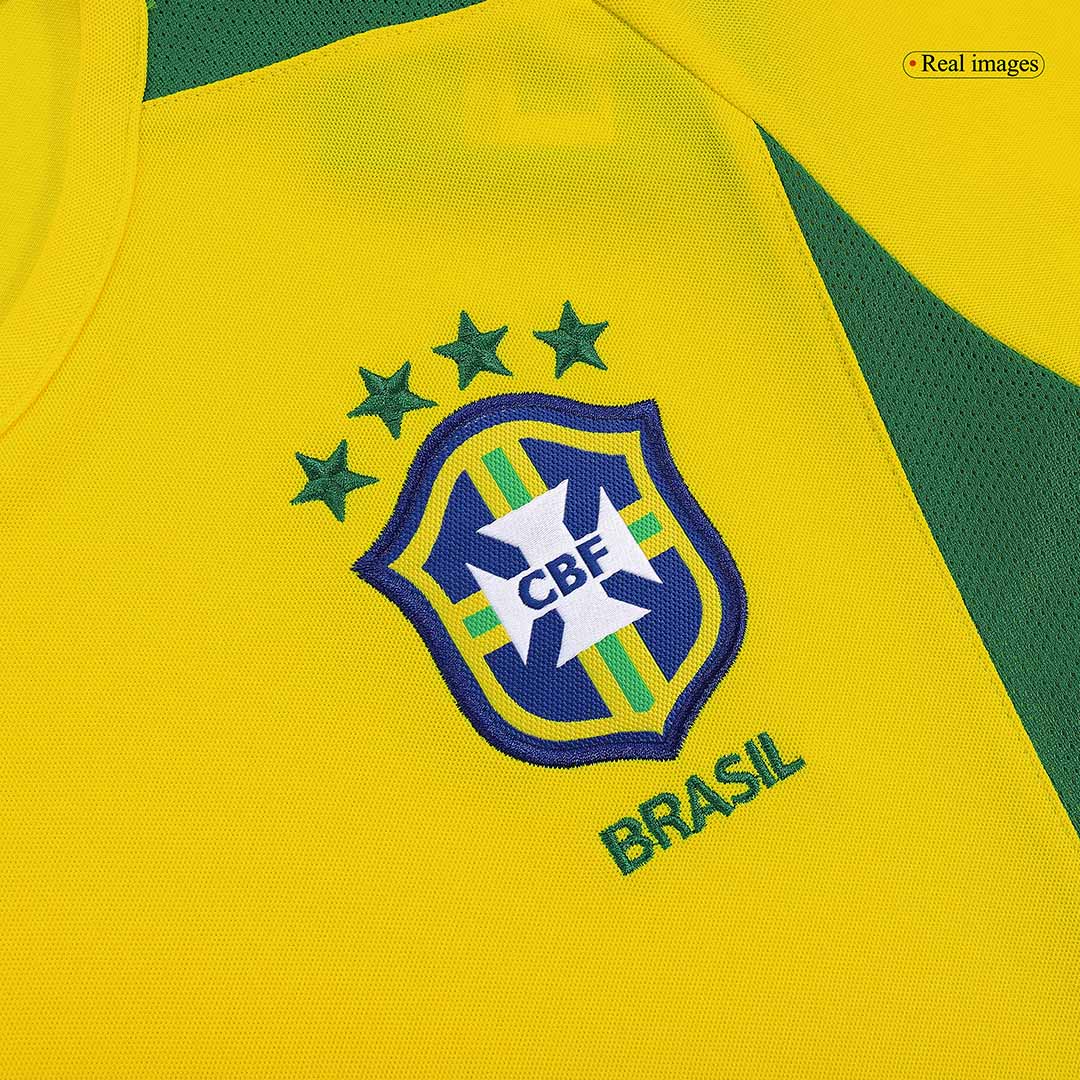 Retro RONALDO #9 Men's Brazil 2002/03 Home Soccer Jersey product view 5