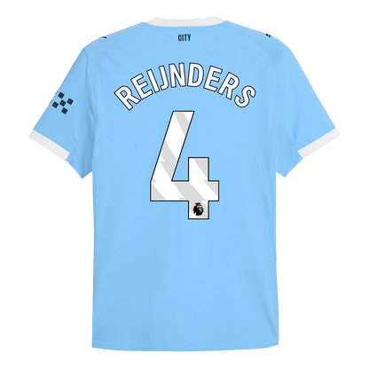 REIJNDERS #4 Men's Manchester City 2025/26 Player Version Home Soccer Jersey - Slim Fit product view 13