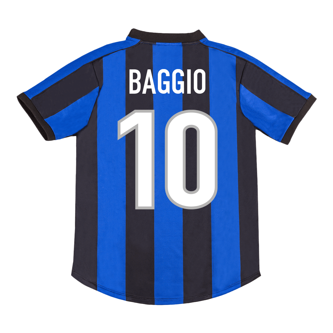 Retro BAGGIO #10 Men's Inter Milan 1999/00 Home Soccer Jersey product view 1