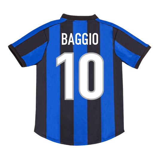 Retro BAGGIO #10 Men's Inter Milan 1999/00 Home Soccer Jersey product view 1