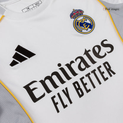 Kid's Real Madrid 2025/26 Home Soccer Jersey Kit [PREMIUM]