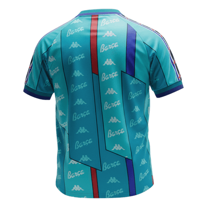 Retro Men's Barcelona 1996/97 Away Soccer Jersey product view 7