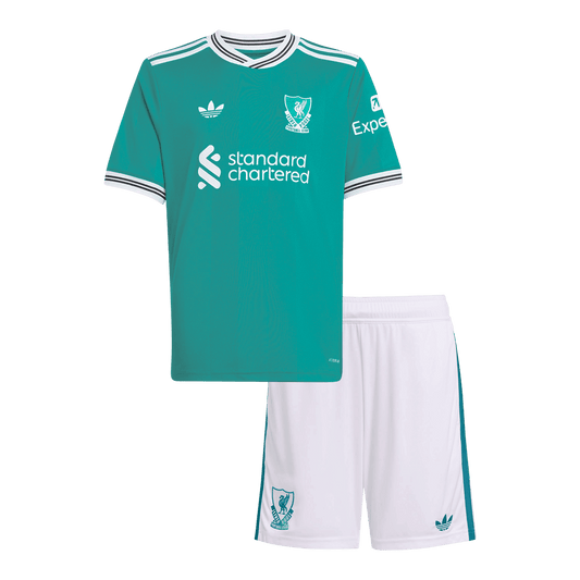 Kid's Liverpool 2025/26 Third Away Soccer Jersey Kit