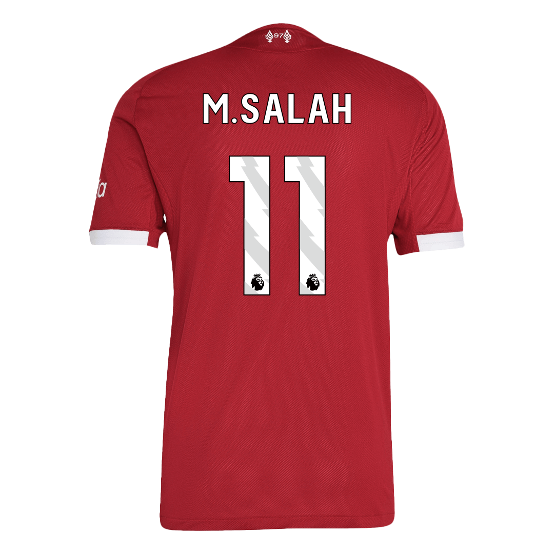M.SALAH #11 Men's Liverpool 2025/26 Player Version Home Soccer Jersey - Slim Fit product view 10