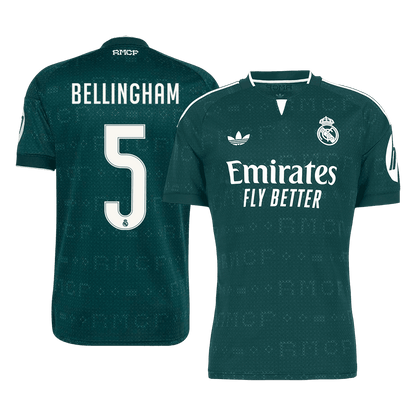 BELLINGHAM #5 Men's Real Madrid 2026/27 Away Soccer Jersey product view 1