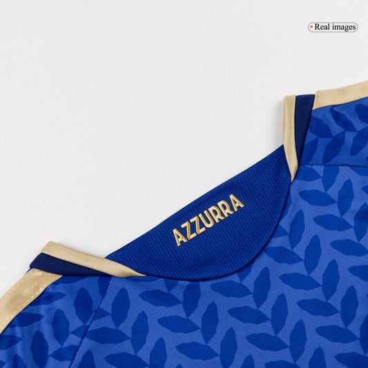 Men's Italy World Cup 2026 Home Long Sleeve Soccer Jersey product view 2