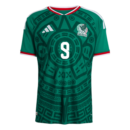 Raúl #9 Men's Mexico World Cup 2026 Player Version Home Soccer Jersey - Slim Fit product view 10