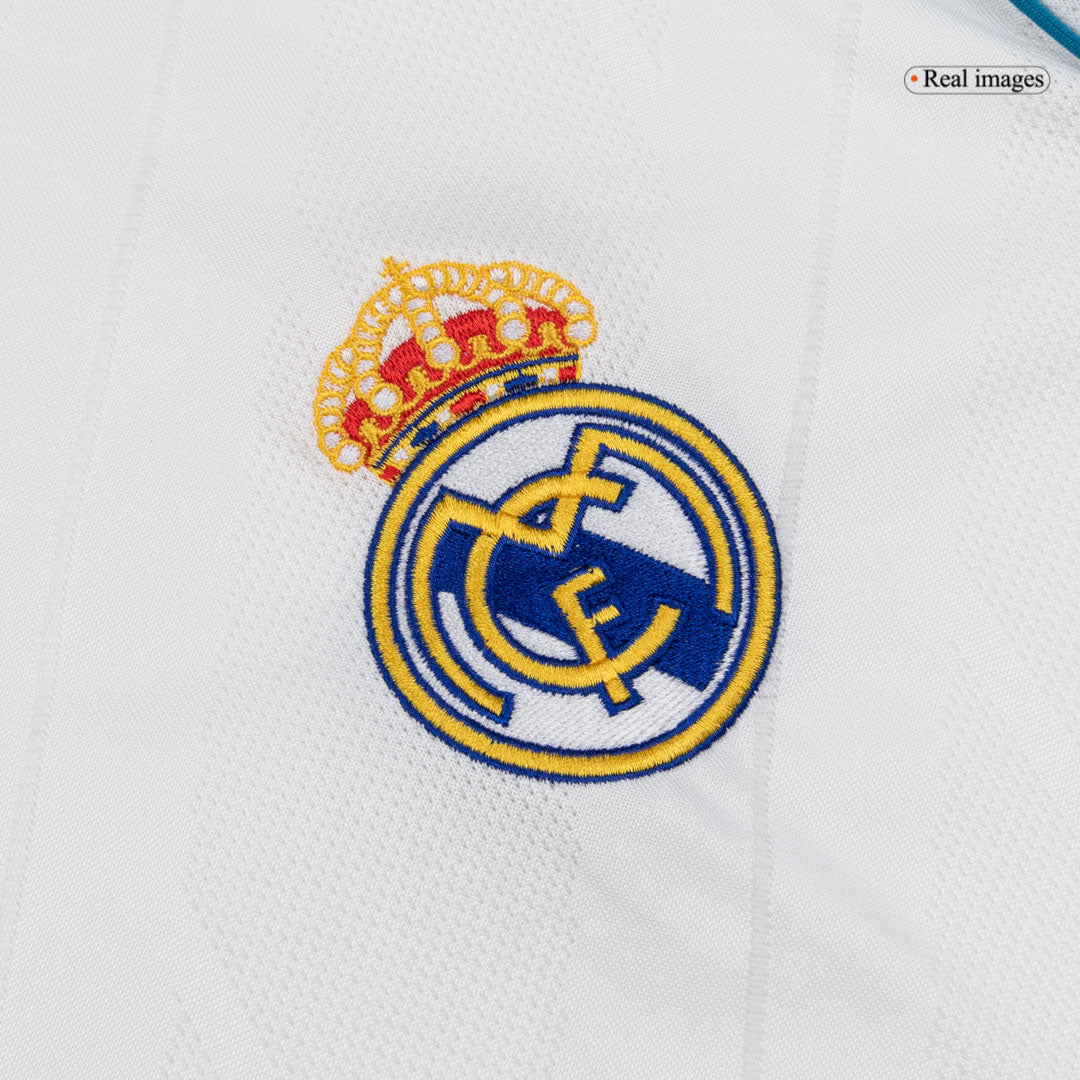 Retro BENZEMA #9 Men's Real Madrid 2017/18 Home Long Sleeve Soccer Jersey product view 7