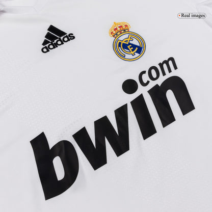 Retro Men's Real Madrid 2008/09 Home Soccer Jersey product view 5