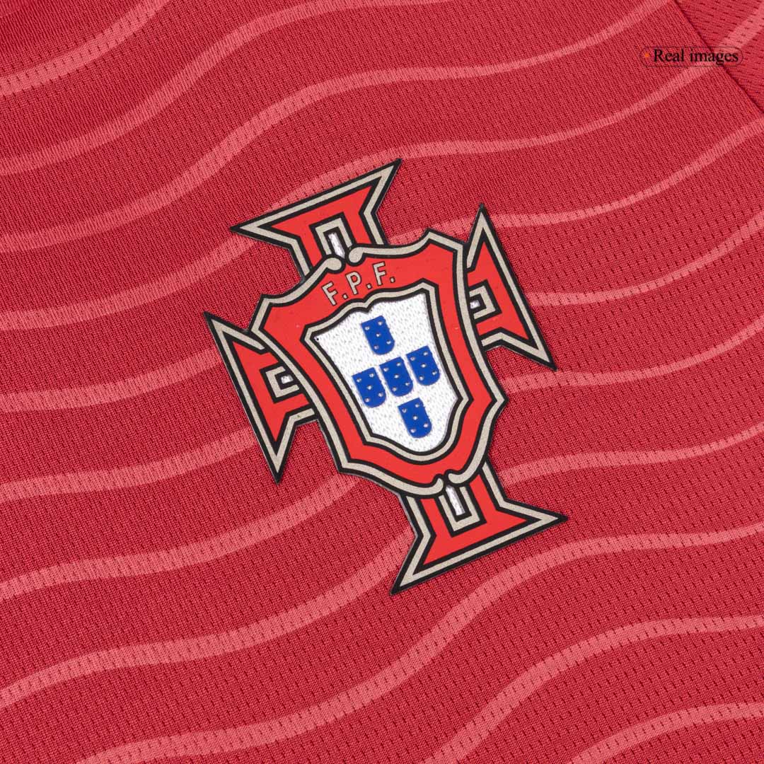 Men's Portugal World Cup 2026 Home Long Sleeve Soccer Jersey product view 6