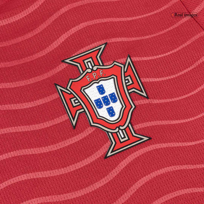 Men's Portugal World Cup 2026 Home Long Sleeve Soccer Jersey product view 6