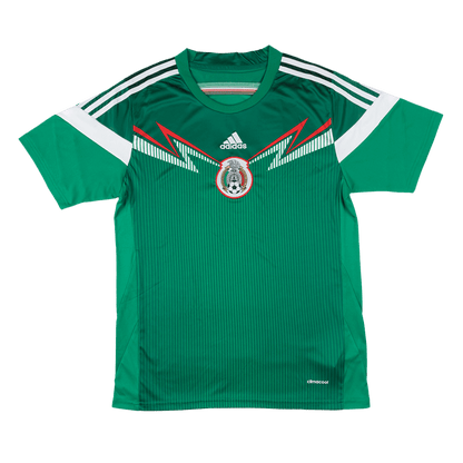 Retro Men's Mexico 2014 Home Soccer Jersey product view 1