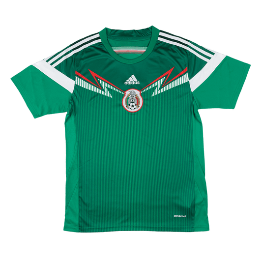 Retro Men's Mexico 2014 Home Soccer Jersey product view 1