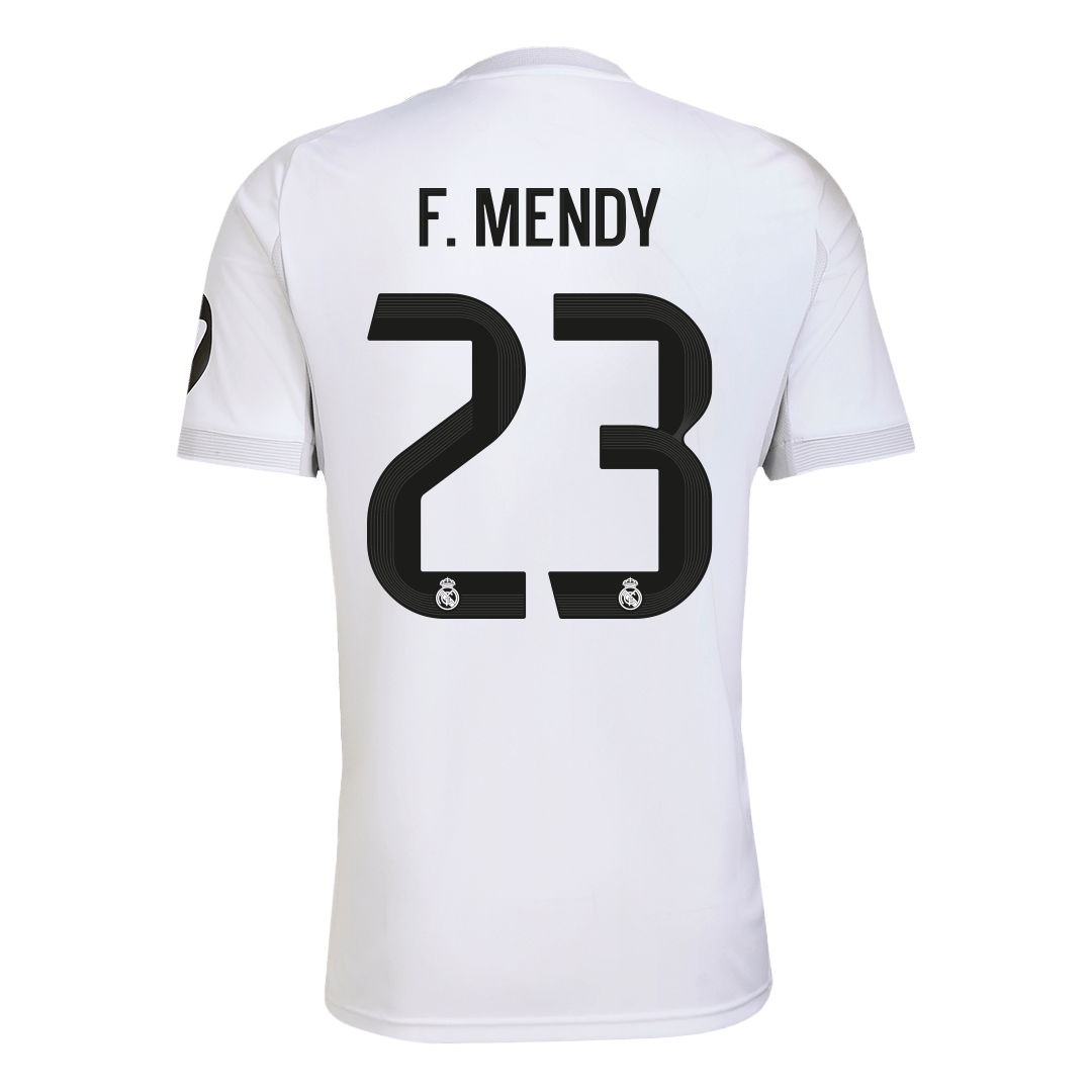 F.MENDY #23 Men's Real Madrid 2025/26 Home Soccer Jersey Premium product view 9
