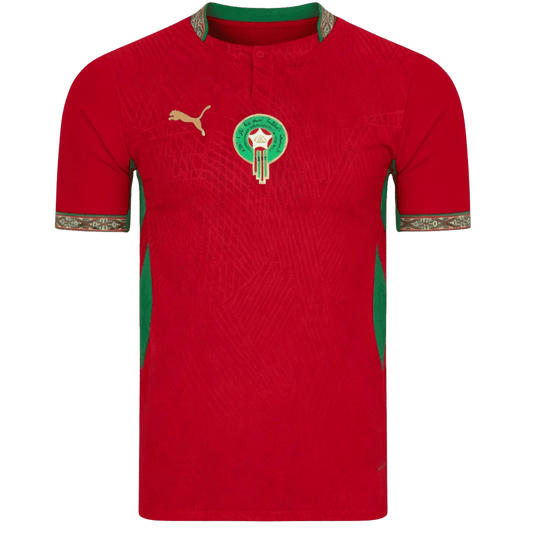Men's Morocco World Cup 2026 Player Version Home Soccer Jersey - Slim Fit product view 1