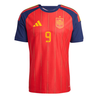 GAVI #9 Men's Spain World Cup 2026 Player Version Home Soccer Jersey - Slim Fit product view 2