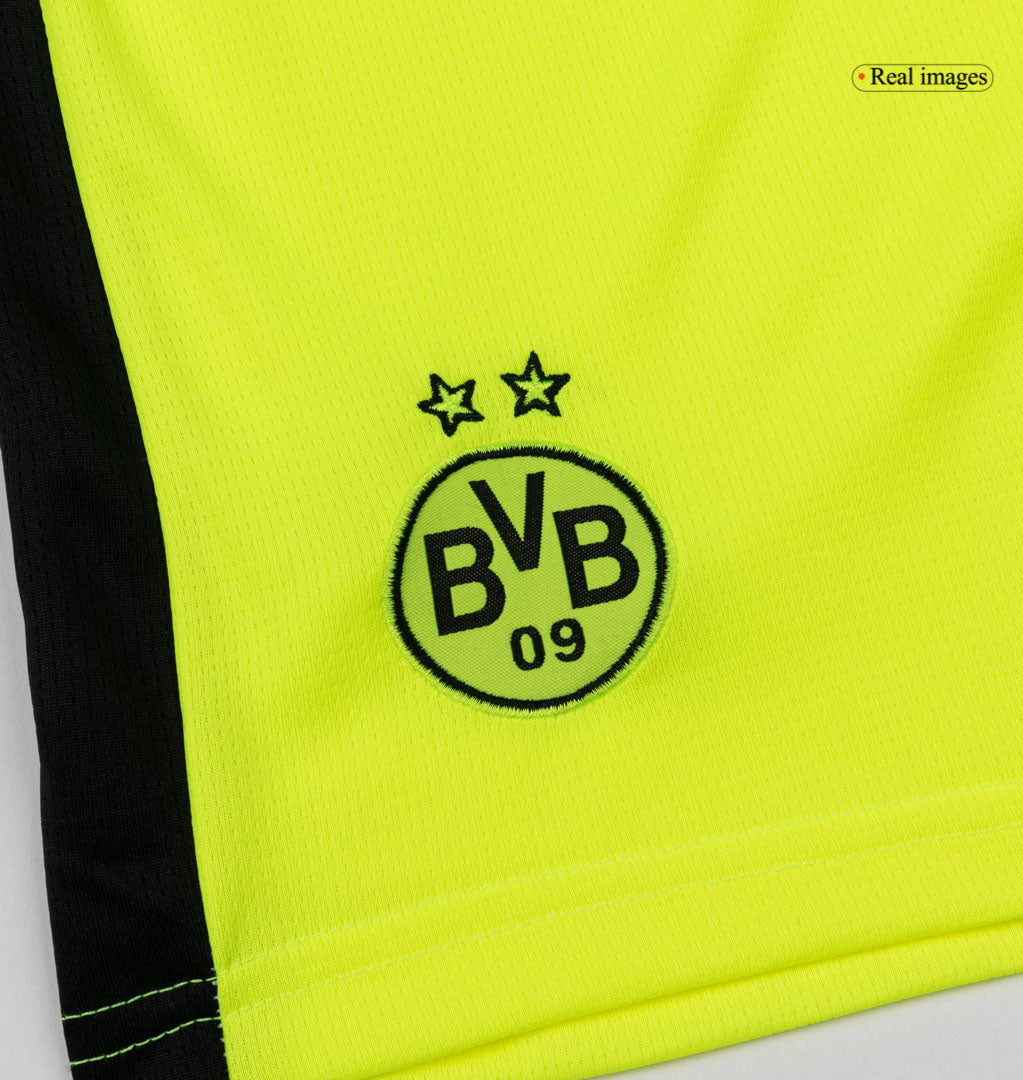 Kid's Borussia Dortmund 2025/26 Away Soccer Jersey Kit