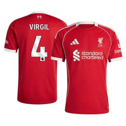 VIRGIL #4 Men's Liverpool 2025/26 Home Soccer Jersey product view 1