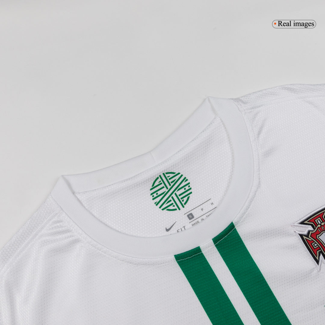 Retro Men's Portugal 2012 Away Long Sleeve Soccer Jersey product view 7