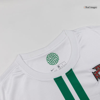 Retro Men's Portugal 2012 Away Long Sleeve Soccer Jersey product view 7