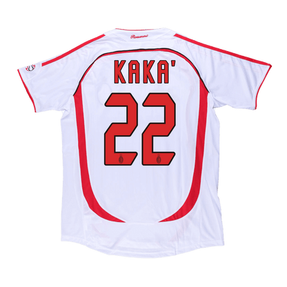 Retro KAKA' #22 Men's AC Milan UCL 2006/07 Away Soccer Jersey product view 1