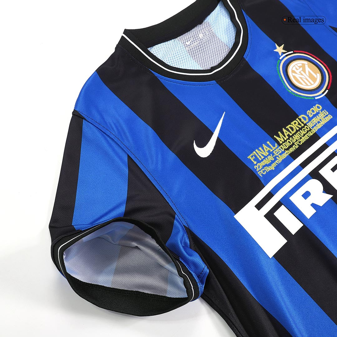 Retro Men's Inter Milan UCL UCL Final 2009/10 Home Soccer Jersey product view 7
