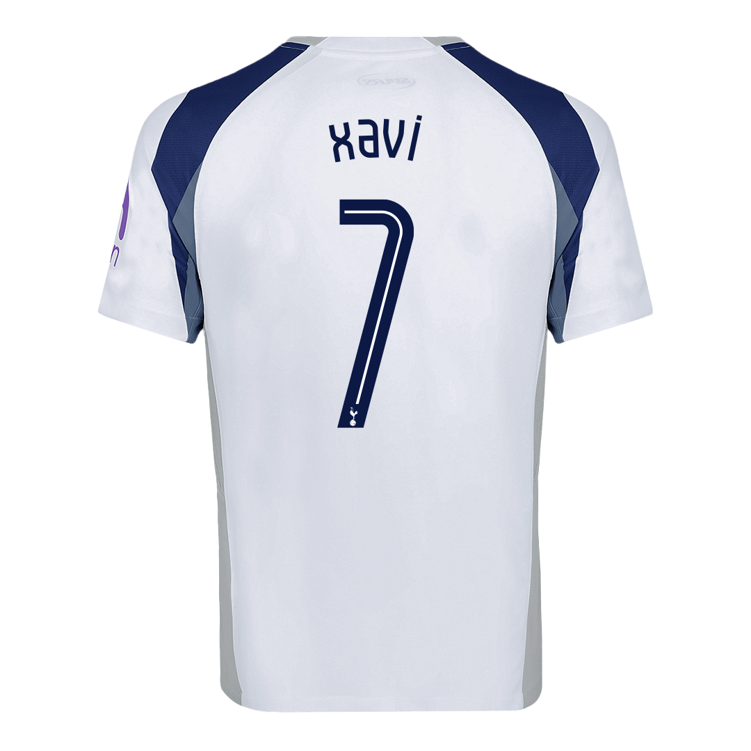 XAVI #7 Men's Tottenham Hotspur UCL 2025/26 Home Soccer Jersey product view 9