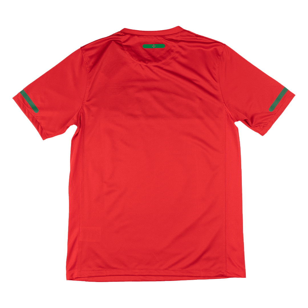 Retro Men's Portugal 2010 Home Soccer Jersey product view 9