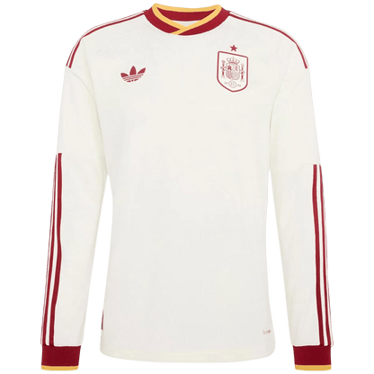 Men's Spain World Cup 2026 Away Long Sleeve Soccer Jersey product view 1