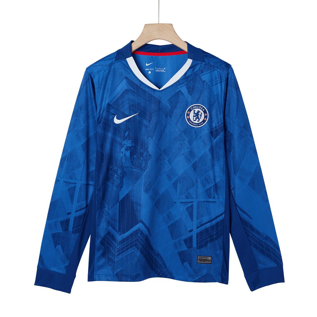 Men's Chelsea 2025/26 Home Long Sleeve Soccer Jersey product view 9