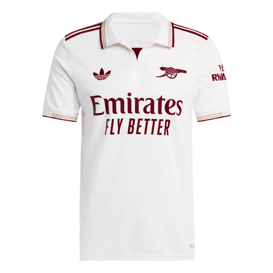 Men's Arsenal 2025/26 Player Version Third Away Soccer Jersey - Slim Fit