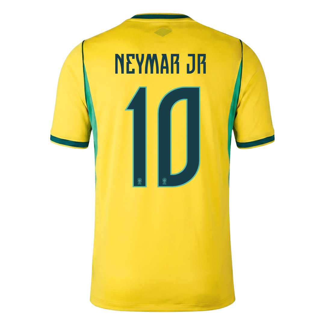 NEYMAR JR #10 Men's Brazil World Cup 2026 Home Soccer Jersey Premium product view 5