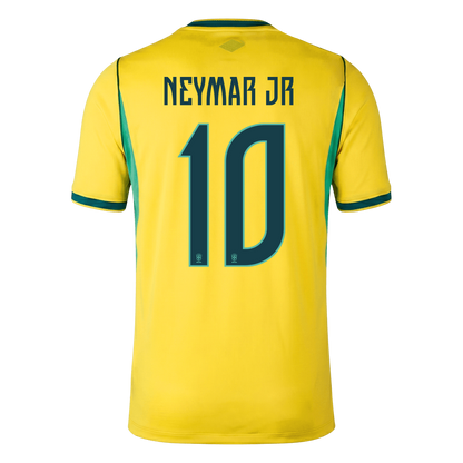 NEYMAR JR #10 Men's Brazil World Cup 2026 Home Soccer Jersey Premium product view 5