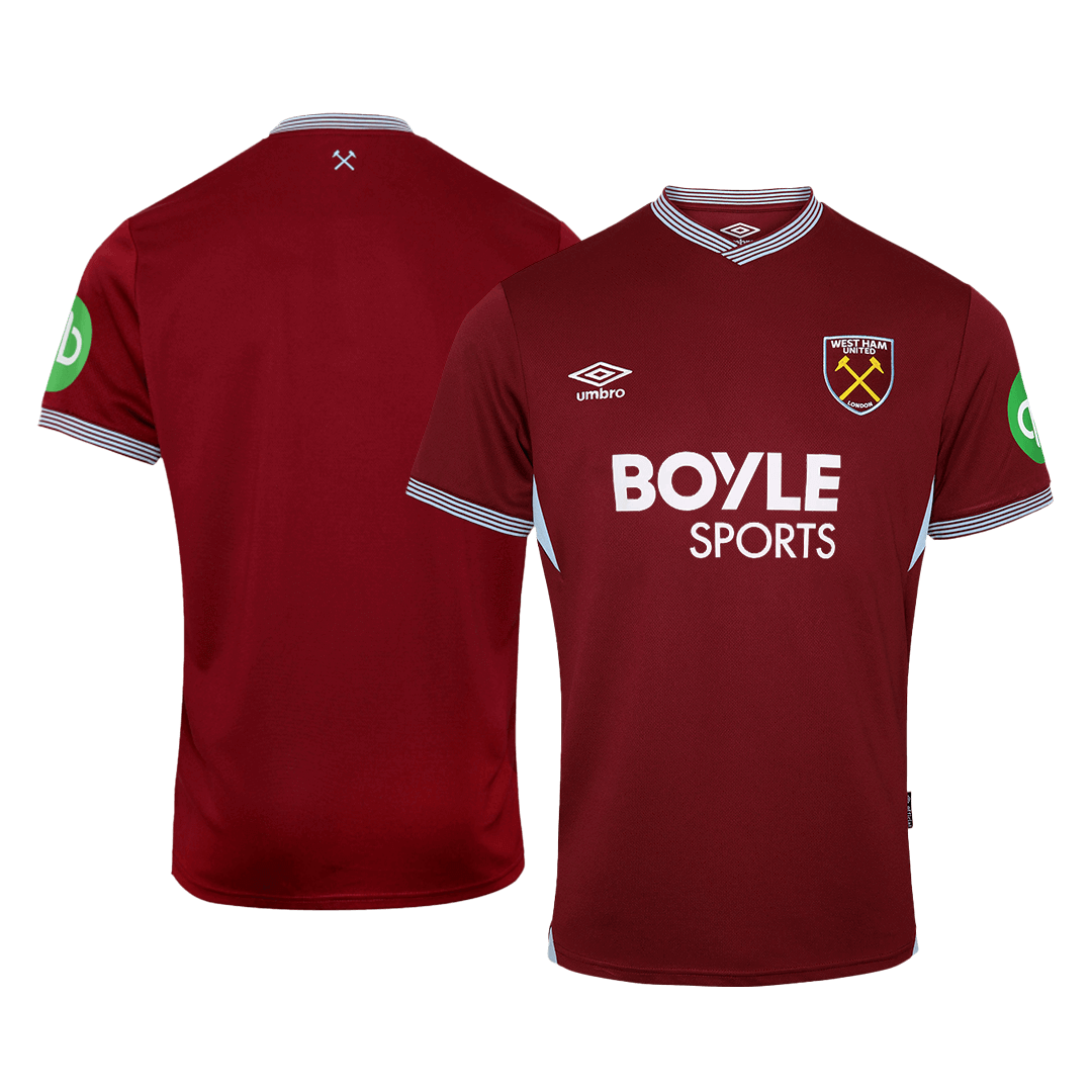 Men's West Ham United 2025/26 Home Soccer Jersey product view 11