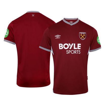 Men's West Ham United 2025/26 Home Soccer Jersey product view 11