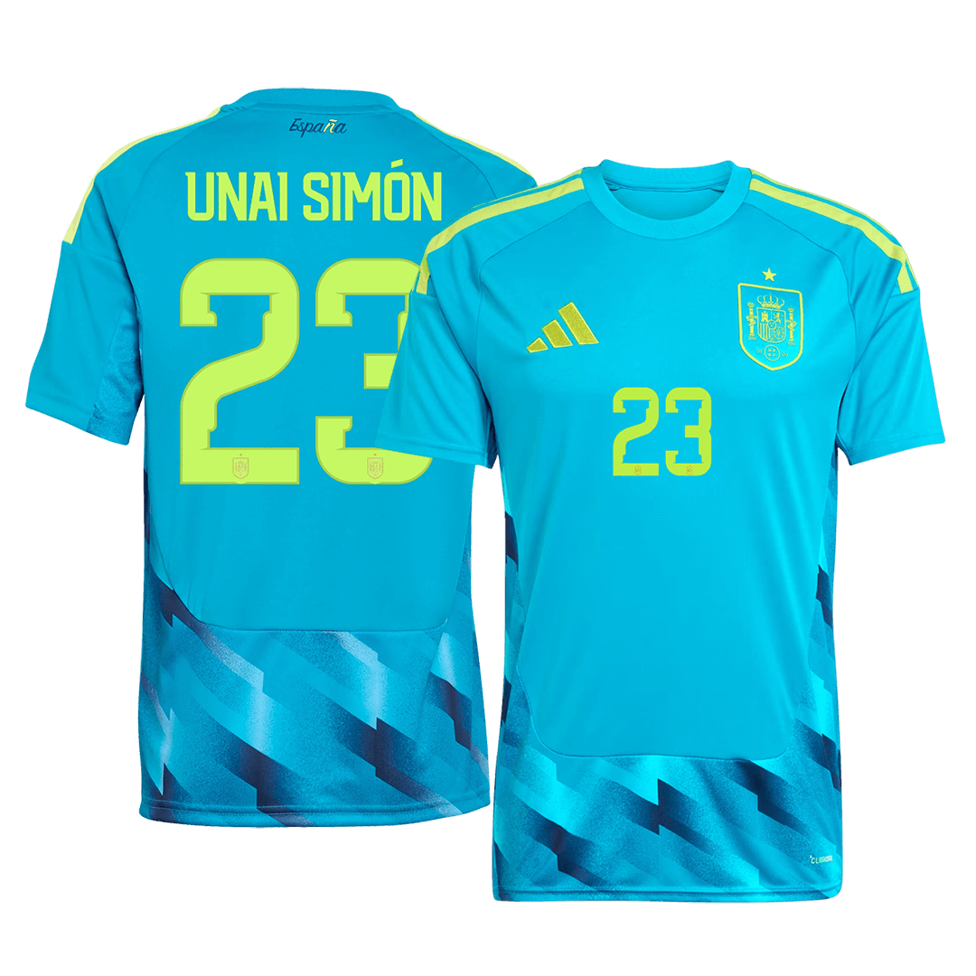 UNAI SIMÓN #23 Men's Spain World Cup 2026 Soccer Jersey product view 1