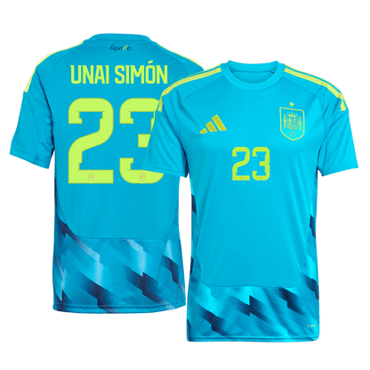 UNAI SIMÓN #23 Men's Spain World Cup 2026 Soccer Jersey product view 1