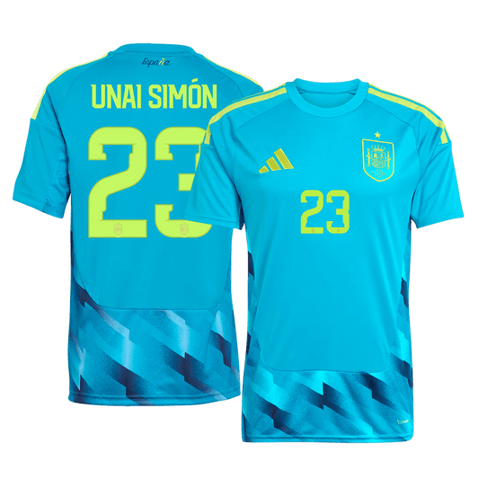 UNAI SIMÓN #23 Men's Spain World Cup 2026 Soccer Jersey product view 1
