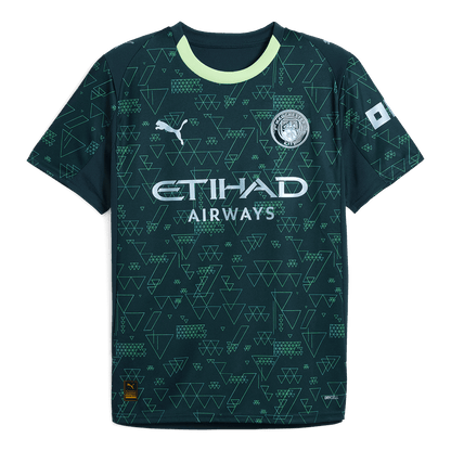 Men's Manchester City 2025/26 Fourth Away Soccer Jersey product view 1