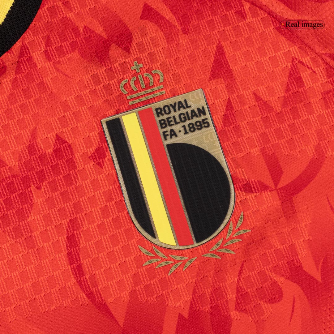 DE BRUYNE #7 Men's Belgium World Cup 2026 Player Version Home Soccer Jersey - Slim Fit product view 6