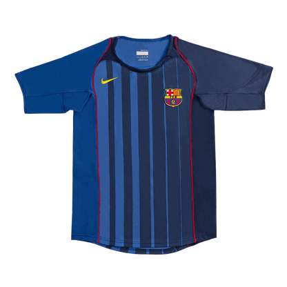 Retro Men's Barcelona 2004/05 Away Soccer Jersey product view 1