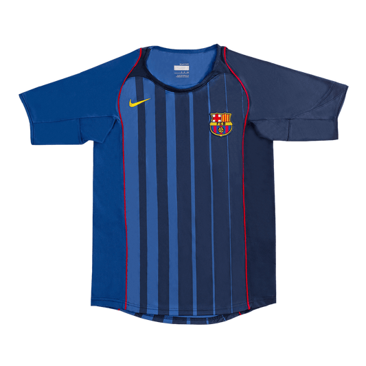 Retro Men's Barcelona 2004/05 Away Soccer Jersey product view 1
